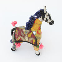 Indian Rajhastani Fabric Bull & Horse (Sold Separately)