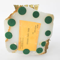 Midcentury Brutalist Floral Brass Art Sculpture with Marble Base By Jorge Lopez Portillo