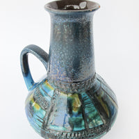West German Blue Vase