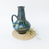 West German Blue Vase