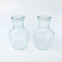 2 Sealing Honeycomb style Glass Jars (sold individually)