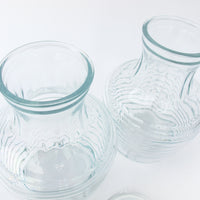 2 Sealing Honeycomb style Glass Jars (sold individually)