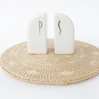 Art Deco Salt and Pepper Shakers White Ceramic