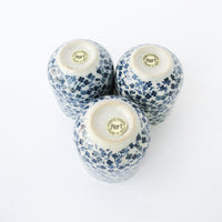 Set of 3 Pier One Japanese Floral Design Tea Cups