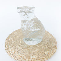 Crystal Swedish Glass Cat