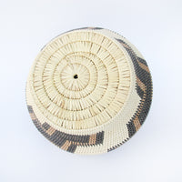 Woven African Basket with Lid