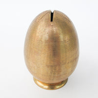 Brass Egg Piggy Bank Made in India