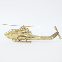 Vintage Brass Helicopter
