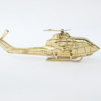 Vintage Brass Helicopter