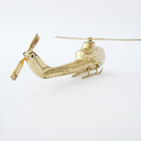 Vintage Brass Helicopter