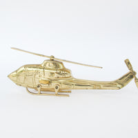 Vintage Brass Helicopter