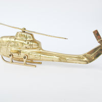 Vintage Brass Helicopter