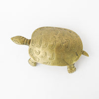 Antique Brass Turtle Trinket Box