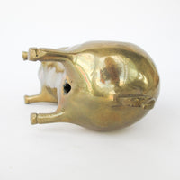 Vintage Brass Pig