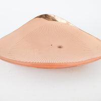 Midcentury German Copper Tray with Brass Legs