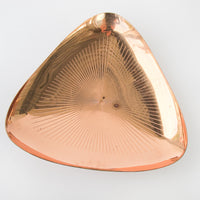 Midcentury German Copper Tray with Brass Legs