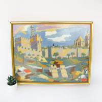 Embroidery Art of European City