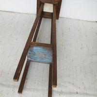 Mexican Tile and WoodTwo-Tier Plant Stand Table