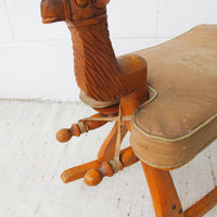 Kids Camel Saddle Rocker with Cushion