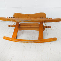 Kids Camel Saddle Rocker with Cushion
