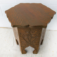 Wood Hexagon Table European