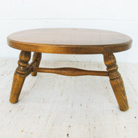 Wood Stool with Dowel Spun Legs