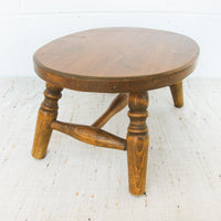 Wood Stool with Dowel Spun Legs