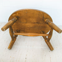Wood Stool with Dowel Spun Legs