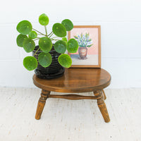 Wood Stool with Dowel Spun Legs