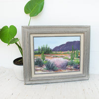 Desert Oil Landscape by Sandy Armstrong 1993