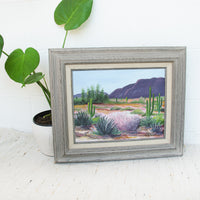 Desert Oil Landscape by Sandy Armstrong 1993