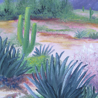Desert Oil Landscape by Sandy Armstrong 1993
