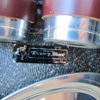 Midcentury Brown Folding Trav.L.Bar Traveling Bar Case with Key