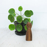 Hand Carved Vintage Wood Fist Sculpture