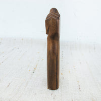 Hand Carved Vintage Wood Fist Sculpture