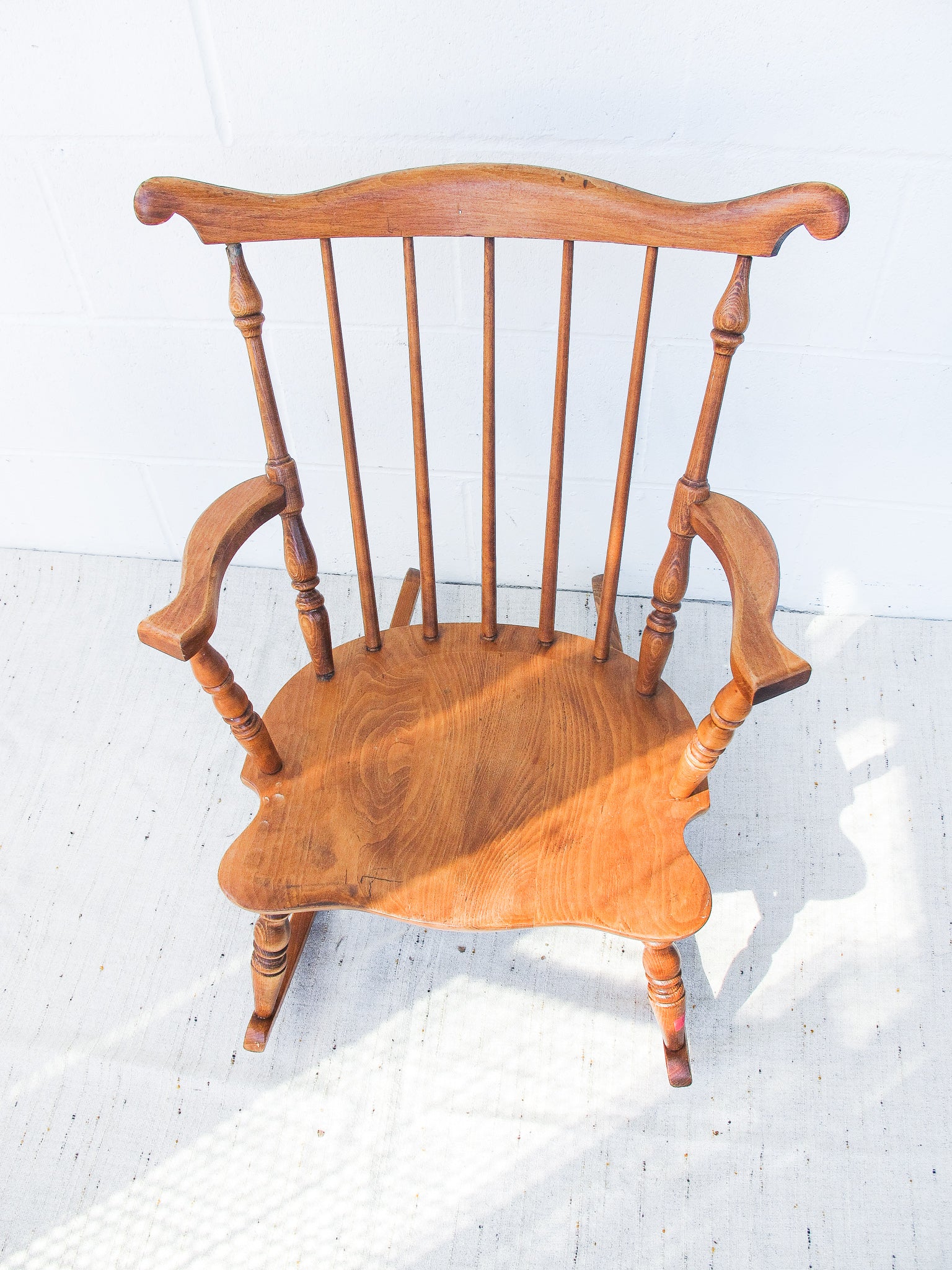 Vintage Wood Children's Rocking Chair – Portland Revibe, image size:1536x2048