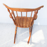 Vintage Wood Children's Rocking Chair