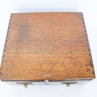 Macey 2 Drawer Antique Card Catalog Index Cabinet