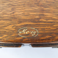 Macey 2 Drawer Antique Card Catalog Index Cabinet