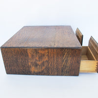 Macey 2 Drawer Antique Card Catalog Index Cabinet