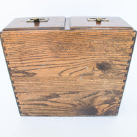 Macey 2 Drawer Antique Card Catalog Index Cabinet