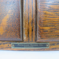 Macey 2 Drawer Antique Card Catalog Index Cabinet