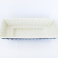 Lane & Co Van Nuys Califronia P-58 Black 1957 Midcentury Ceramic Rectangular Planter