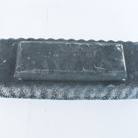 Lane & Co Van Nuys Califronia P-58 Black 1957 Midcentury Ceramic Rectangular Planter