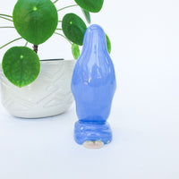 Vibrant Italian Porcelain Mary Statue