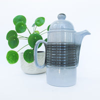 West German pottery Tea Pot in Bluish Grey