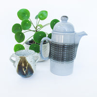 West German pottery Tea Pot in Bluish Grey