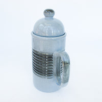 West German pottery Tea Pot in Bluish Grey