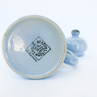 West German pottery Tea Pot in Bluish Grey