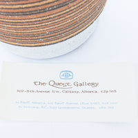 Ceramic Canister made by Calgary artist Deborah Hector